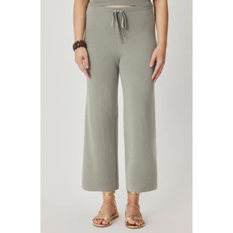 Splendid Christa Crop Sweater Pants in Eucalyptus Green at Nordstrom, Size X-Small