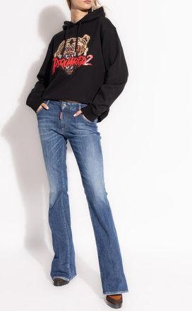 Dsquared2 Sweatshirt With Logo, Womens, Black