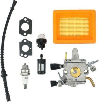 OEM Filtro De Aire Y Combustible Para Carburador Inhhub Para Stihl Fs400, Fs450, Fs480, Sp400 Y Zama