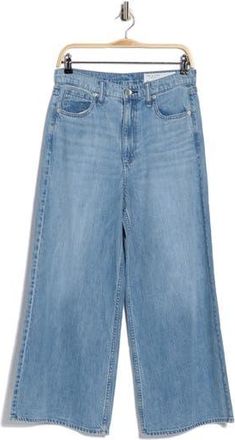 Rag & Bone Serena High Waist Crop Wide Leg Jeans in Buchanan at Nordstrom Rack, Size 24