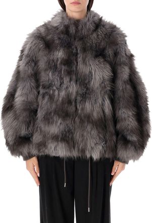 s.w.o.r.d Bomber Eco Martora Voluminous Plush Bomber Jacket
