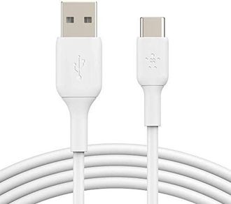 Belkin Boostcharge Cable Usb C, (cable Usb-c A Usb-a, Cable Usb Tipo C Para Iphone 16, Iphone 15, Samsung Galaxy S24, S23, Pixel, Ipad Pro, Macbook, Nintendo