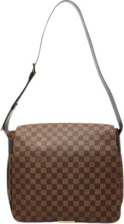 Louis Vuitton Pre-owned Cross Body Bags, male, Brown, Size: ONE SIZE Pre-owned Bastille Damier shoulder bag