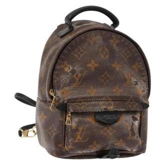 Louis Vuitton Pre-owned Backpacks, female, Brown, Size: ONE SIZE Pre-owned Canvas Backpack