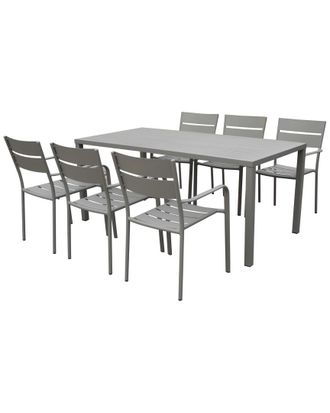 Pangea Home Indoor/Outdoor 7pc South Beach Dining Set