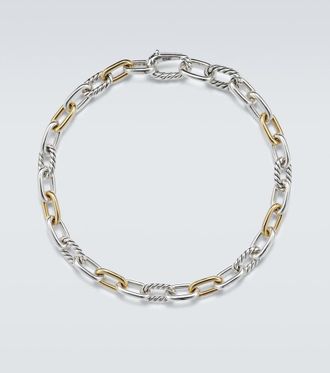David Yurman DY Madison 925 sterling silver and 18kt gold bracelet