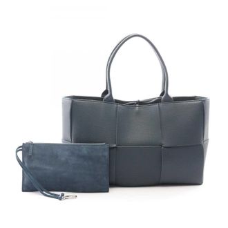 Bottega Veneta Pre-owned Bottega Veneta Medium Grained Calfskin Maxi Intrecciato Arco Tote Ladies 2ZS90ILPA7V91B19