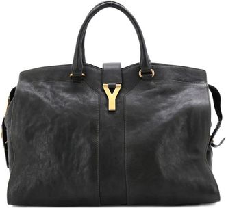 Saint Laurent Borsa tote Chyc Cabas grande in pelle - Nero