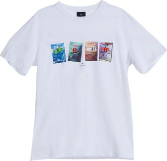 Paul Smith T-shirt Semi - - Tops - Uomo - Bianco - 2XL