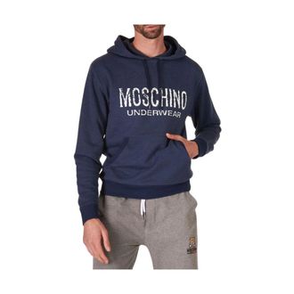 Moschino Uomo, Felpe, Blu, S, new
