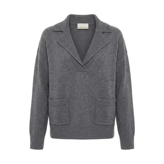 Pennyblack Dames, Truien, Grijs, Maat: XS Wol