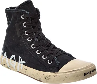 Balenciaga Paris Canvas High-Top Sneaker