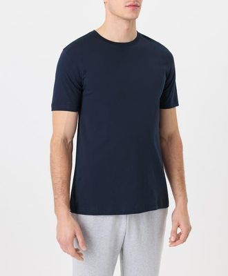Pact Organic Cotton Mens Softspun Essential Crewneck Tee in Navy at Nordstrom, Size Xx-Large