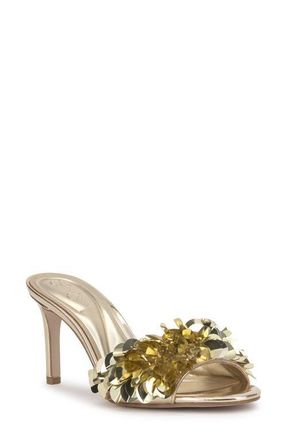 Jessica Simpson Palora Slide Sandal in Light Gold at Nordstrom, Size 6