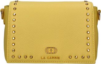La Carrie Frivolous Lucy Schoudertas - Dames - Schoudertassen - Geel - ONE Size - Leer - Tassen