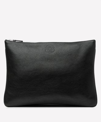 Ghurka Pouch III No. 65 in Vintage Black Leather at Nordstrom