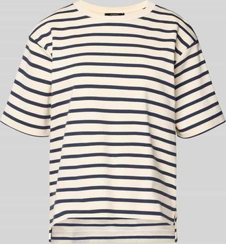 Max Mara Regular Fit T-Shirt aus reiner Baumwolle Modell MULTID in Ecru, Gr&ouml;&szlig;e XL