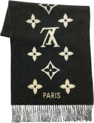 Louis Vuitton Pre-owned Stole - Dames - Vintage Accessoires - Zwart - ONE Size - Kasjmier - Vintage