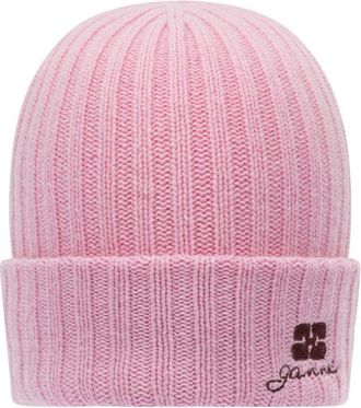 Ganni Wool Blend Beanie