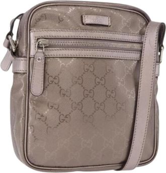 Gucci Pre-owned Vintage Schoudertas - Dames - Vintage Schoudertas - Bruin - ONE Size - Leer - Vintage