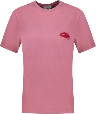 Isabel Marant T-shirt Zewel con ricamo - Rosa