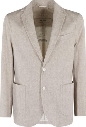 Circolo 1901 Houndstooth Piquet Jersey Jacket