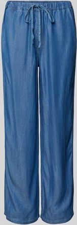 Soyaconcept Straight Leg Hose in Denim-Optik Modell LIV in Jeansblau, Gr&ouml;&szlig;e S