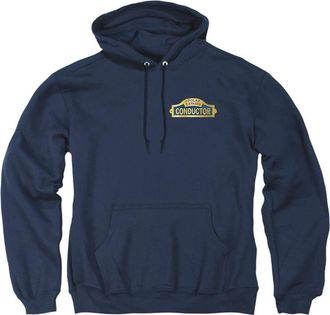 Gildan Polar Express Conductor Adult Pull Over Hoodie / Hooded Sweatshirt