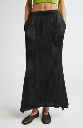 Pleats Please Issey Miyake Ole Pleated A-Line Skirt in Black at Nordstrom, Size 2