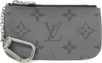 Louis Vuitton Black Gris Coated Canvas Coin Purse/Coin Case (Pre-Owned)