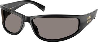 Miu Miu MUC06SU 16K80Q Mens Sunglasses Black Size 69