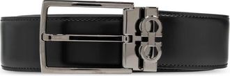 Ferragamo Double Adjus Riem - Heren - Riemen - Zwart - 110 CM - Leer - Accessoires