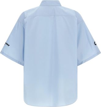 Balenciaga Mens Blue Cotton Blouse