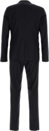 Prada Mens Wool Blend Pant Suit Blue