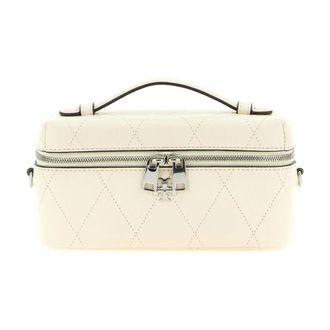 Tory Burch Kira Vanity Case in Pelle Trapuntata - - Bags - Donna - Bianco - ONE SIZE