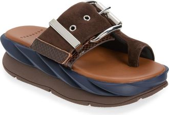 4CCCCees Mellow Glow Platform Sandal in Choco at Nordstrom, Size 37