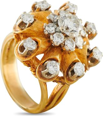 Luxury Bazaar 14K Yellow Gold 2.0ct Diamond Ring MF22-043026