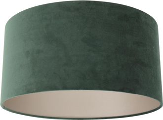 Steinhauer Pantalla De L&aacute;mpara - Shade - Verde - Velours Tejido - Steinhauer