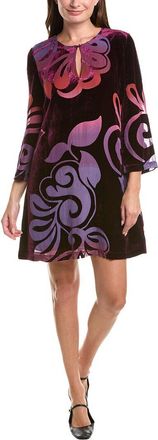 Johnny Was Ringo Silk-Blend Mini Dress