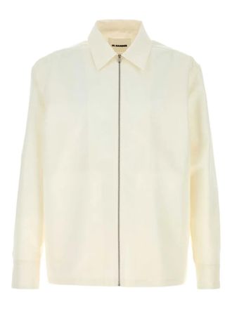 Jil Sander zip-up shirt - Neutrals