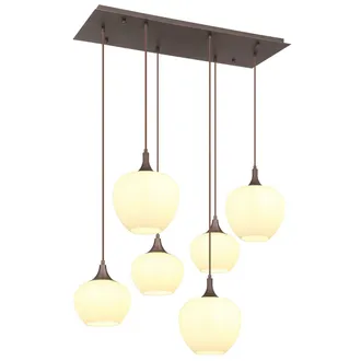 Globo Lighting Lampada A Sospensione - Marrone - Maxy - Vetro - Grande Lampada