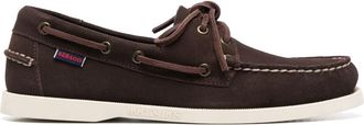 Sebago Portland Flesh Out boat loafers - men - Calf Leather/Rubber/Calf Leather - 10.5 - Brown