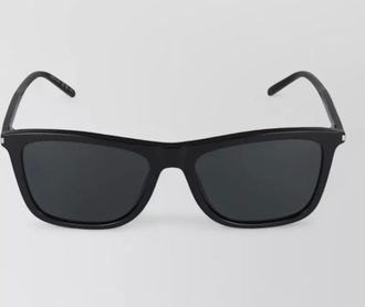 Saint Laurent sunglasses sl 895 001 rectangle metal accents