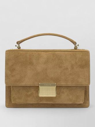 Golden Goose venezia suede crossbody bag top handle