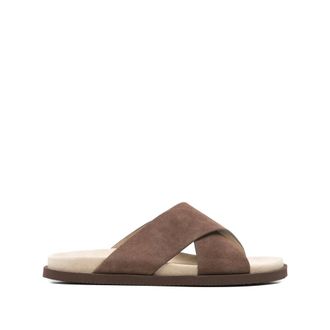 Brunello Cucinelli Low Suede Sandals