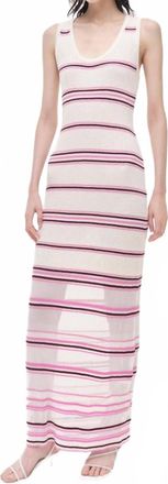 Jonathan Simkhai Mariana Tank Dress In Sangria Multi