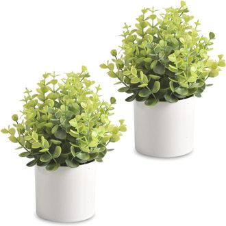 OEM Mini Planta Artificial En Maceta, Planta Artificial De Pl&aacute;stico Con Maceta Para Decoraci&oacute;n Del Hogar Y La Oficina