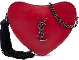 Saint Laurent Pre-owned Saint Laurent Calfskin Monogram Sac Coeur Tassel Crossbody Ladies 3KYRHUBWSVWB99S6