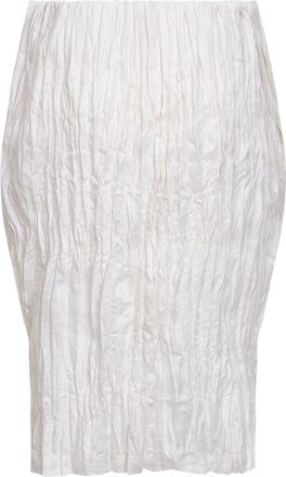Toteme Womens Pencil Skirt Ivory Linen