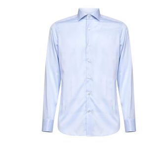 D4.0 Formal Shirts, male, Blue, Size: 5XL D4.0 Spread-collar Shirt